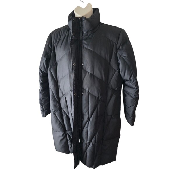 Calvin Klein Full Length Down Puffer Coat Women's size XL Parka Winter NO HOOD - Picture 7 of 16